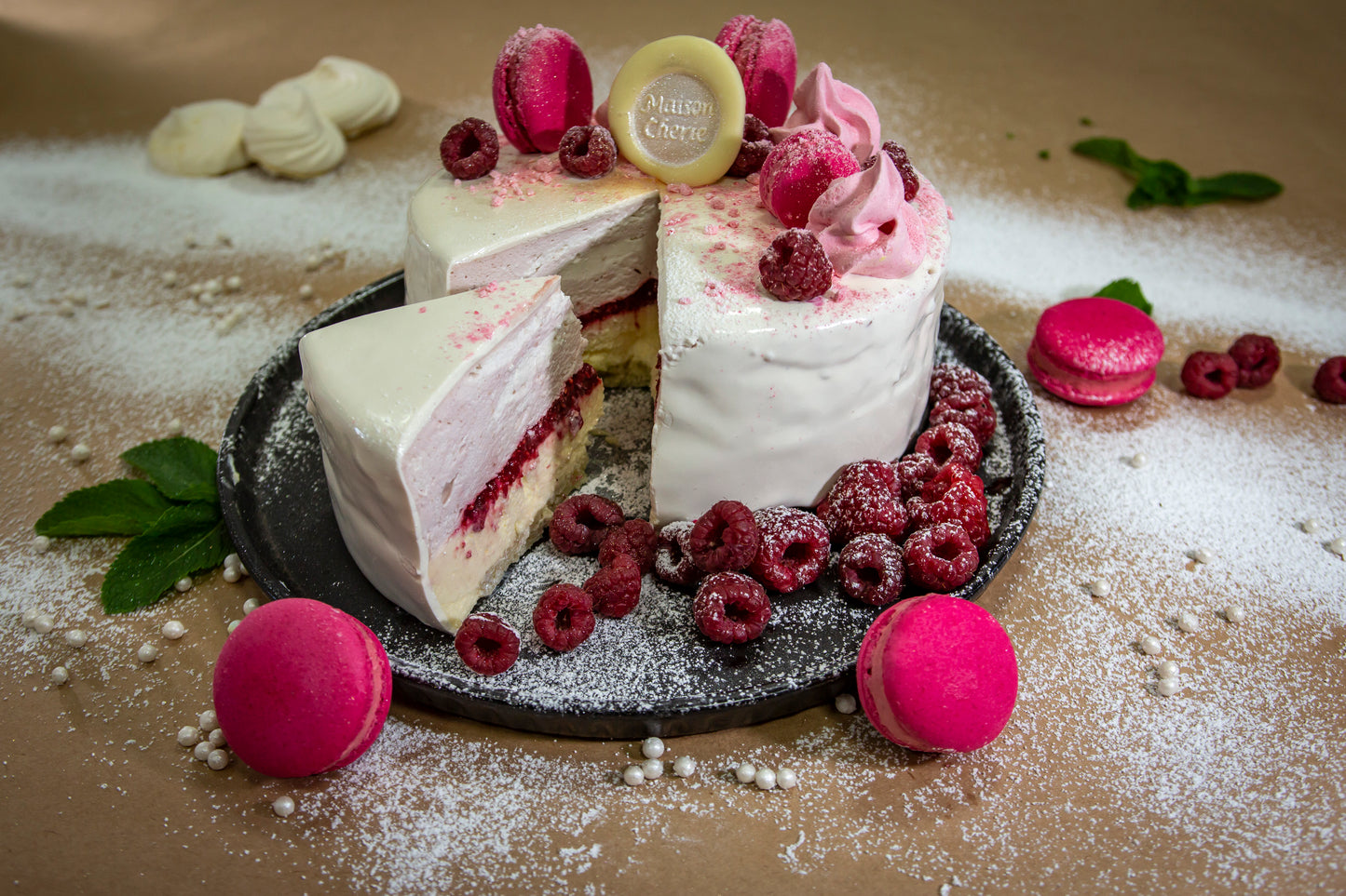 Raspberry cake