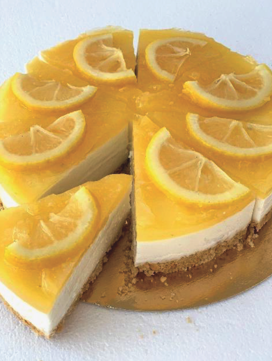 Cheesecake la rece cu lamaie/portocala